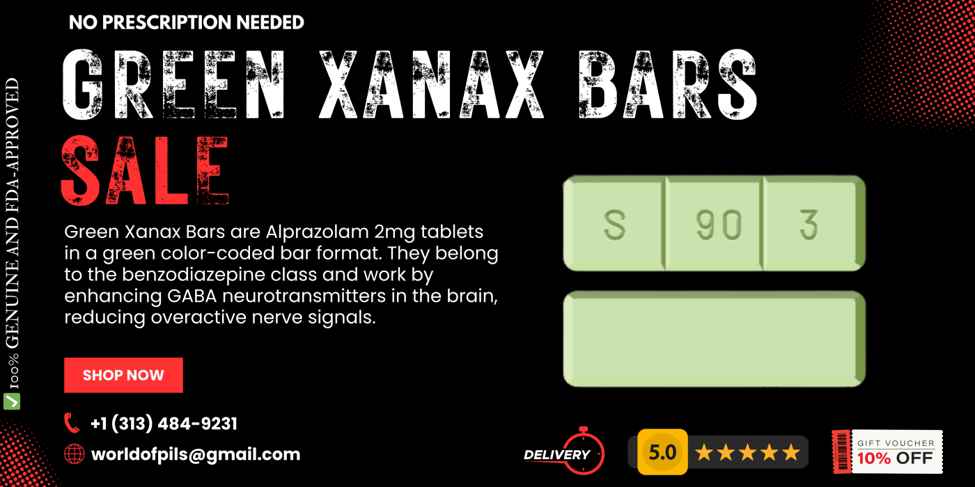 Buy Green Xanax Bars Online – Fast Anxiety & Stress Relief 2 Buy Green Xanax Bars Online